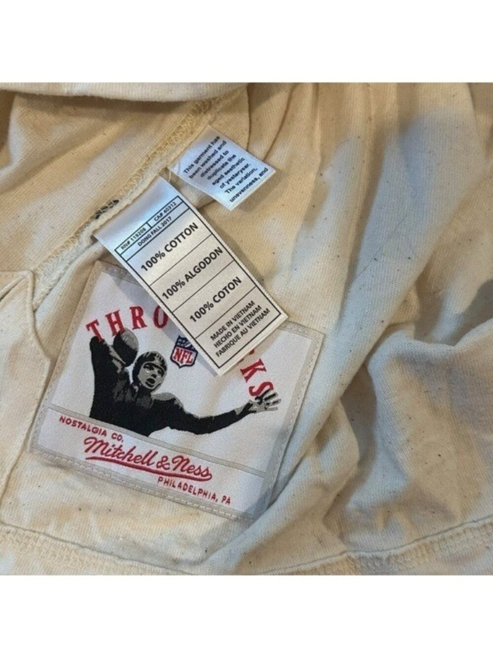 Pittsburgh Steelers S Mitchell & Ness Swing Pass Long Sleeve Top Cotton Football - Picture 6 of 8